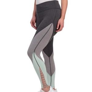 Betsey Johnson Chevron Color Block Leggings - M